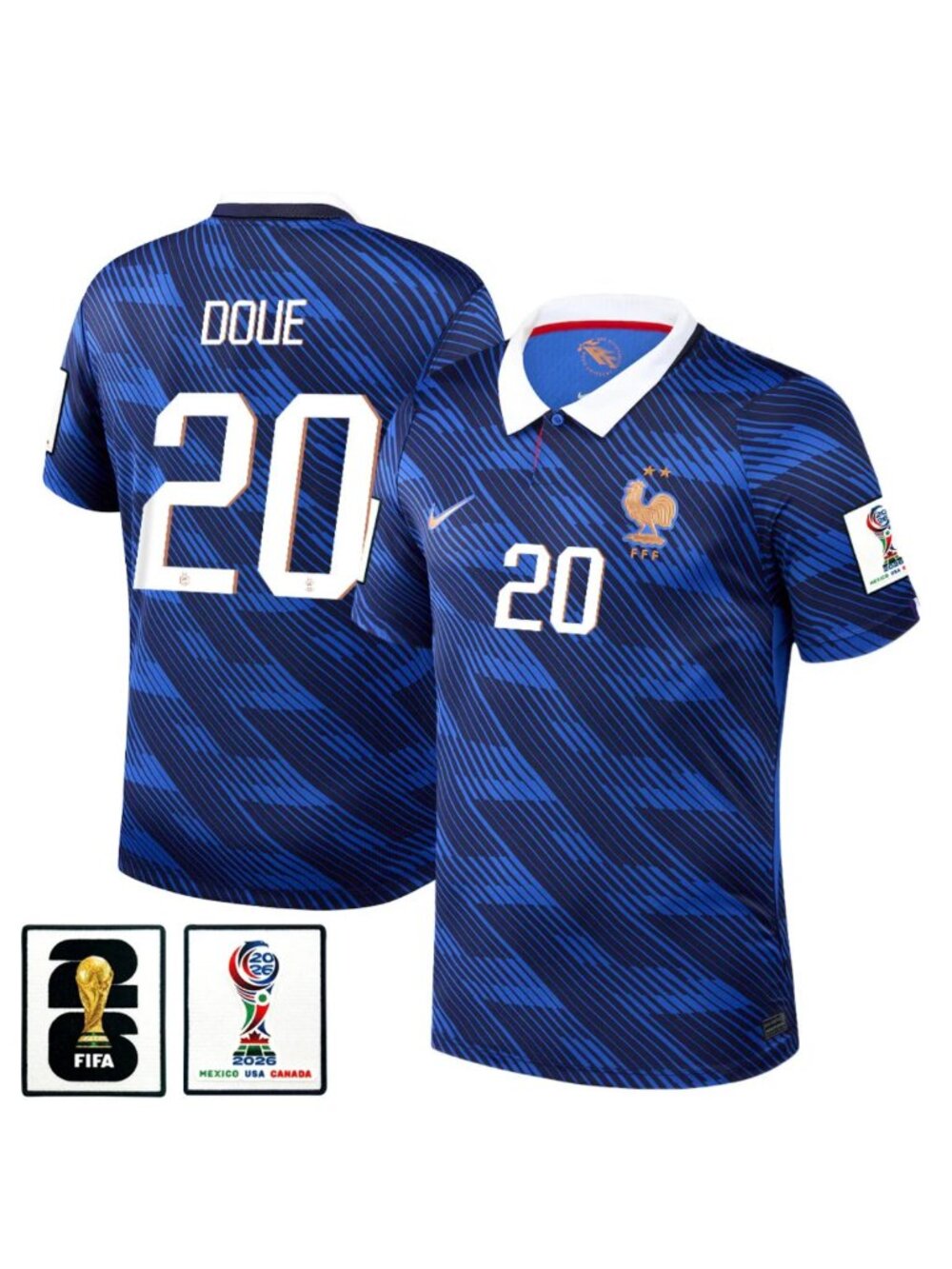 Mens Youths Select Desire Doue 2026 World Cup Soccer Jersey